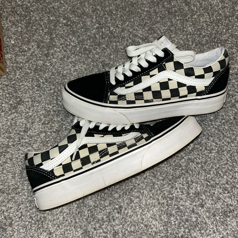 Checkered vans